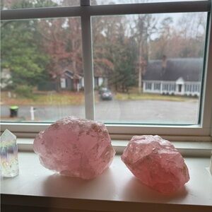 Rose Quartz Crystal Set